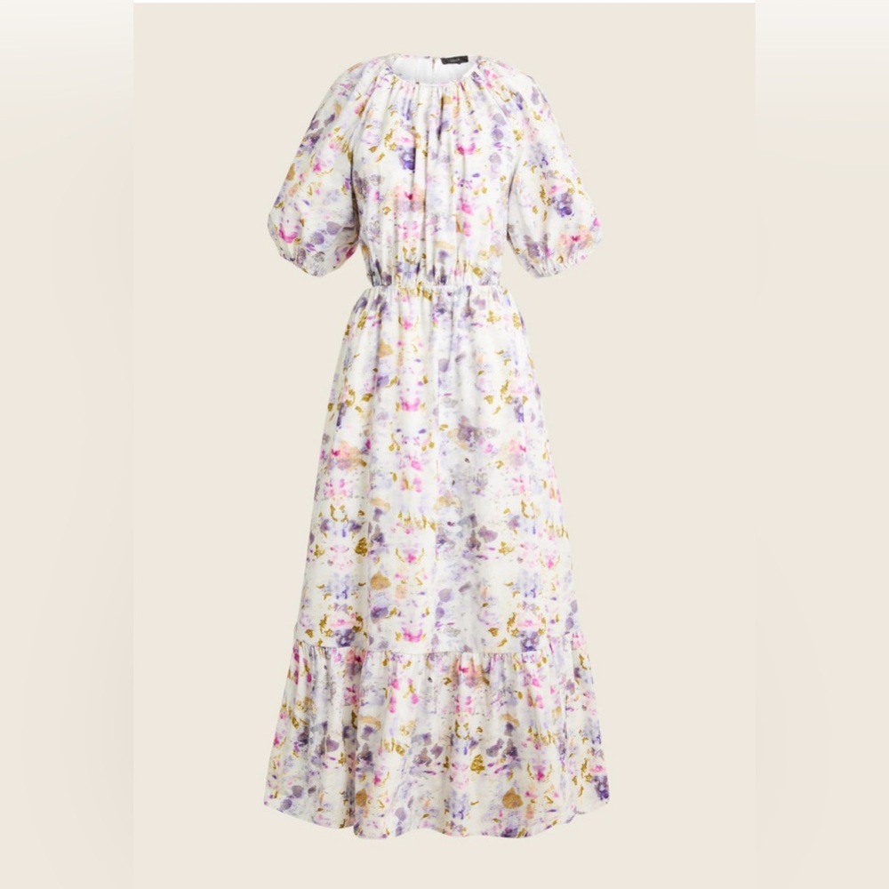 J. Crew x Flora Obscura Kaleidoscope Cut Out Dress in Size 12P NWT